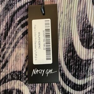Nasty Gal Swirl Print in Purple and Black